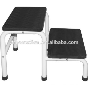 Footstool two steps white epoxy powder coated